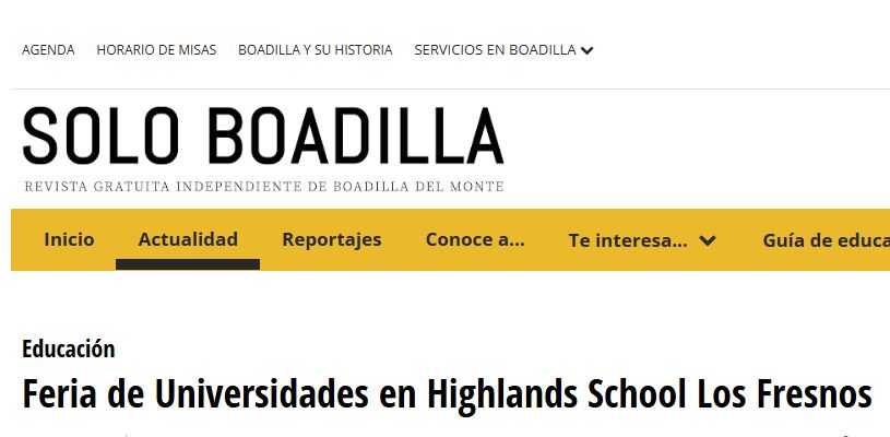Feria de Universidades en Highlands School Los Fresnos